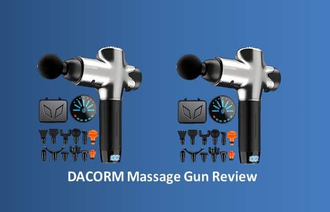 DACORM Massage Gun Review 2022 (Deep Tissue Percussion Muscle Massage Gun)